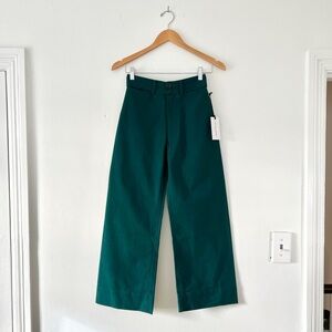 Apiece Apart NWT 00 Merida Pant Pine Green